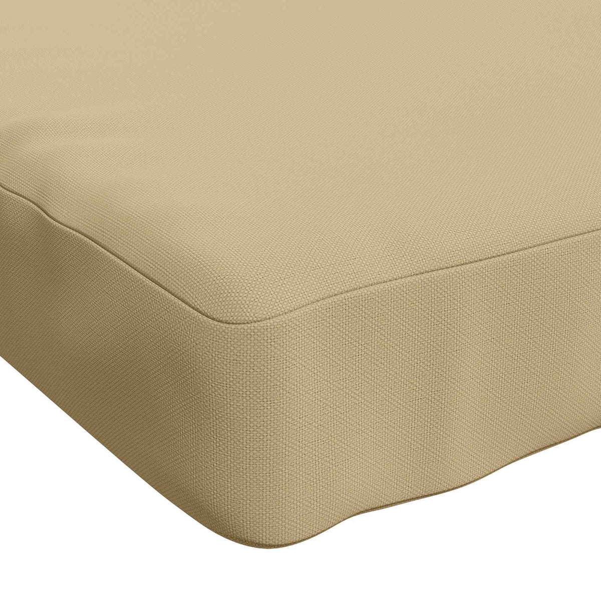 2-Piece Bench Cushions SOEST 2 pcs 100% Polyester Beige