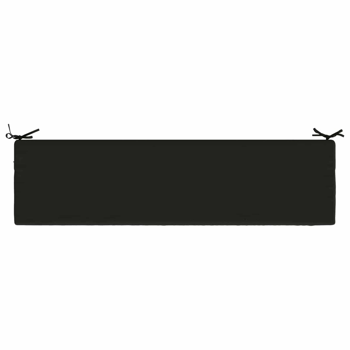 2-Piece Bench Cushions SOEST 2 pcs 100% Polyester Black