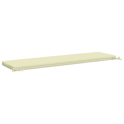 Bench Cushion SOEST 100% Polyester Cream 140 x 40 x 5 cm