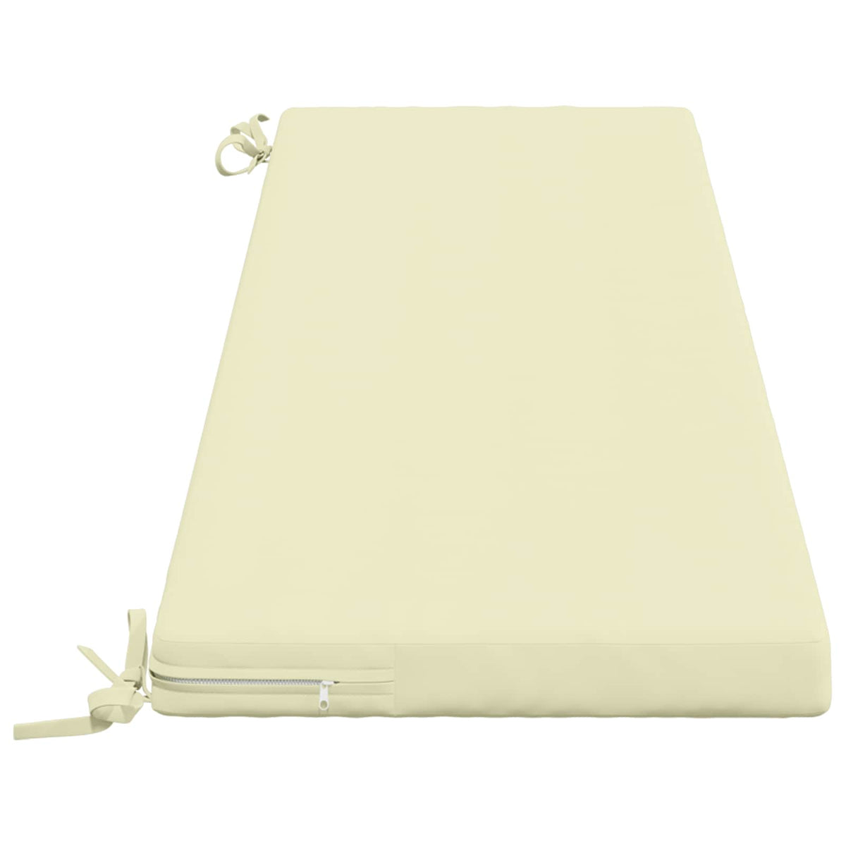 Bench Cushion SOEST 100% Polyester Cream 140 x 40 x 5 cm
