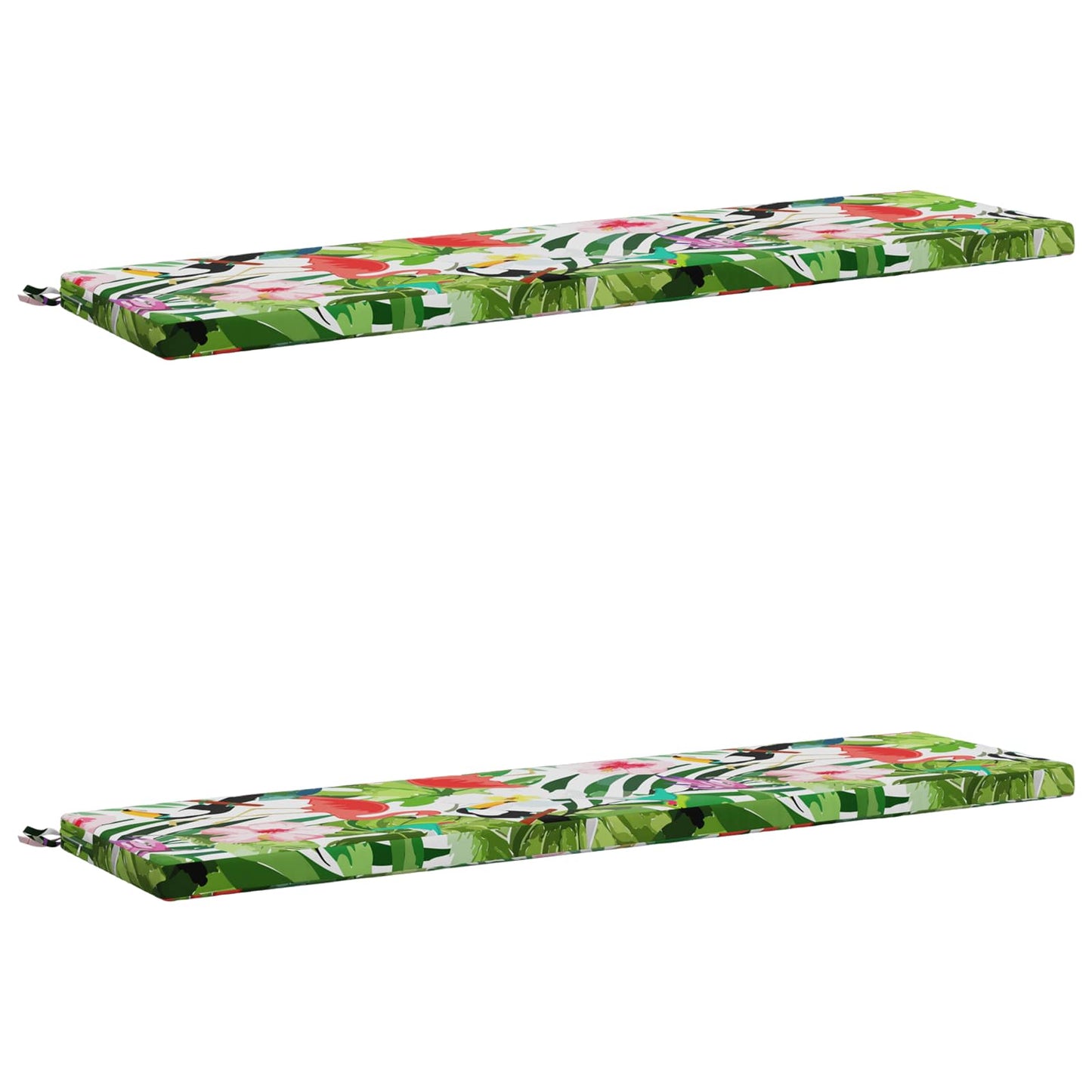 2-Piece Bench Cushions SOEST 2 pcs 100% Polyester Multicolour