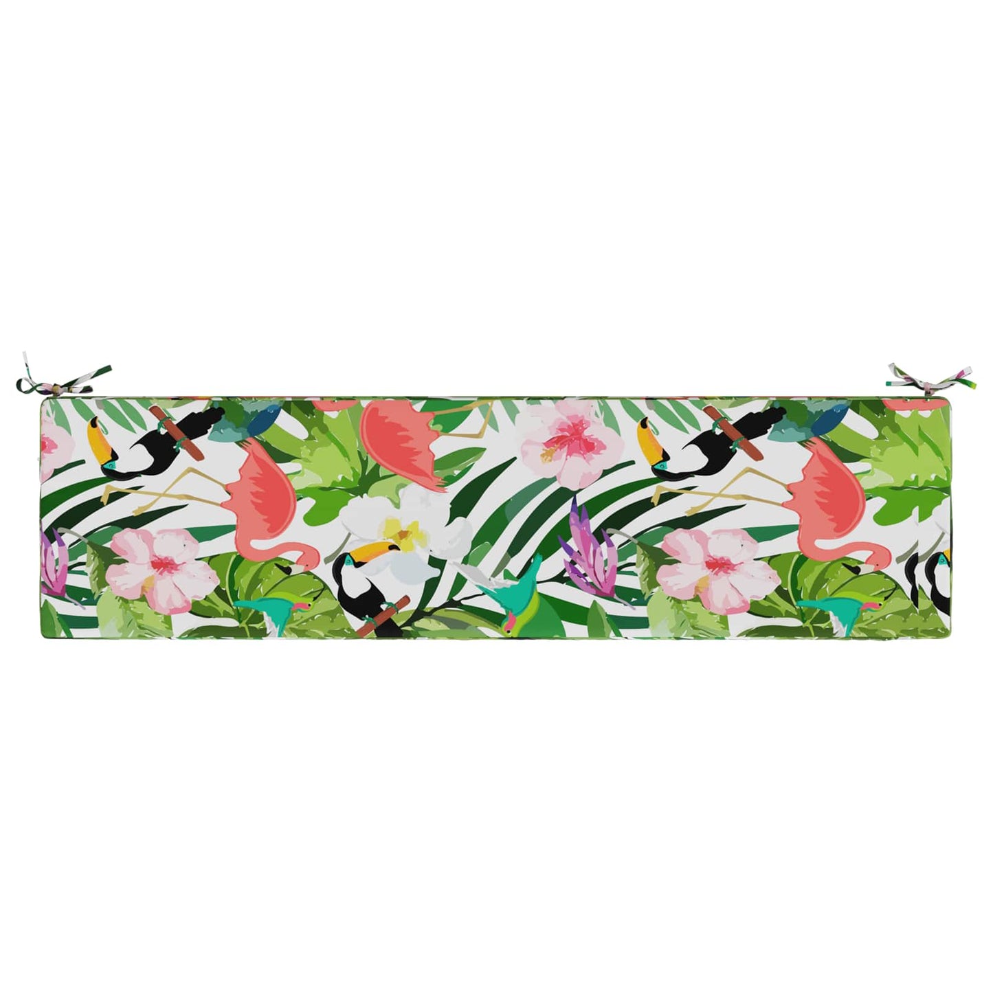 2-Piece Bench Cushions SOEST 2 pcs 100% Polyester Multicolour
