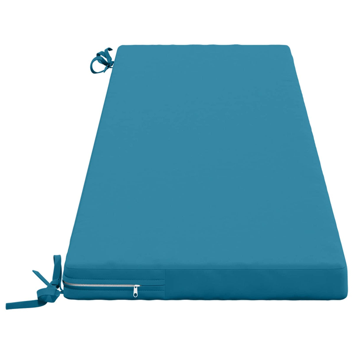 Bench Cushion SOEST 100% Polyester Light Blue 140 x 40 x 5 cm