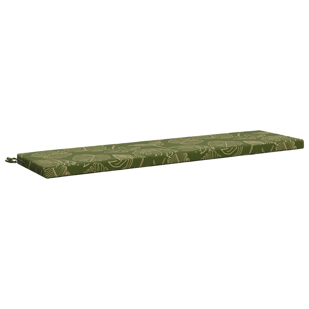 Bench Cushion SOEST 100% Polyester Leaf Design 140 x 40 x 5 cm