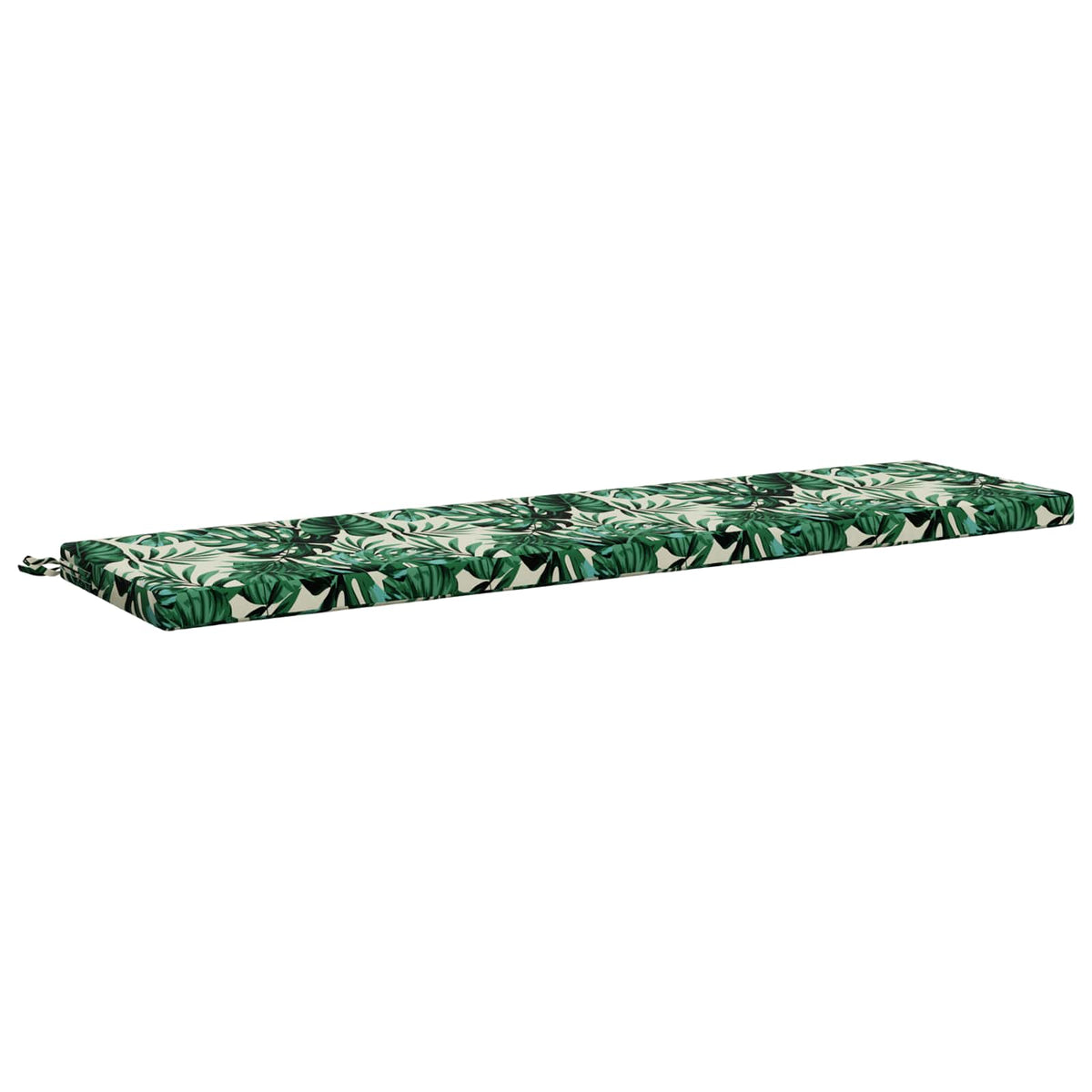 Bench Cushion SOEST 100% Polyester Leaf Pattern 140 x 40 x 5 cm
