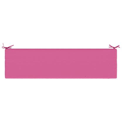 2-Piece Bench Cushions SOEST 2 pcs 100% Polyester Pink