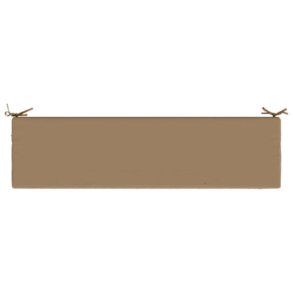 Bench Cushion SOEST 100% Polyester Taupe 140 x 40 x 5 cm
