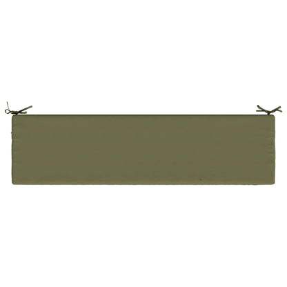 2-Piece Bench Cushions SOEST 2 pcs 100% Polyester Olive Green
