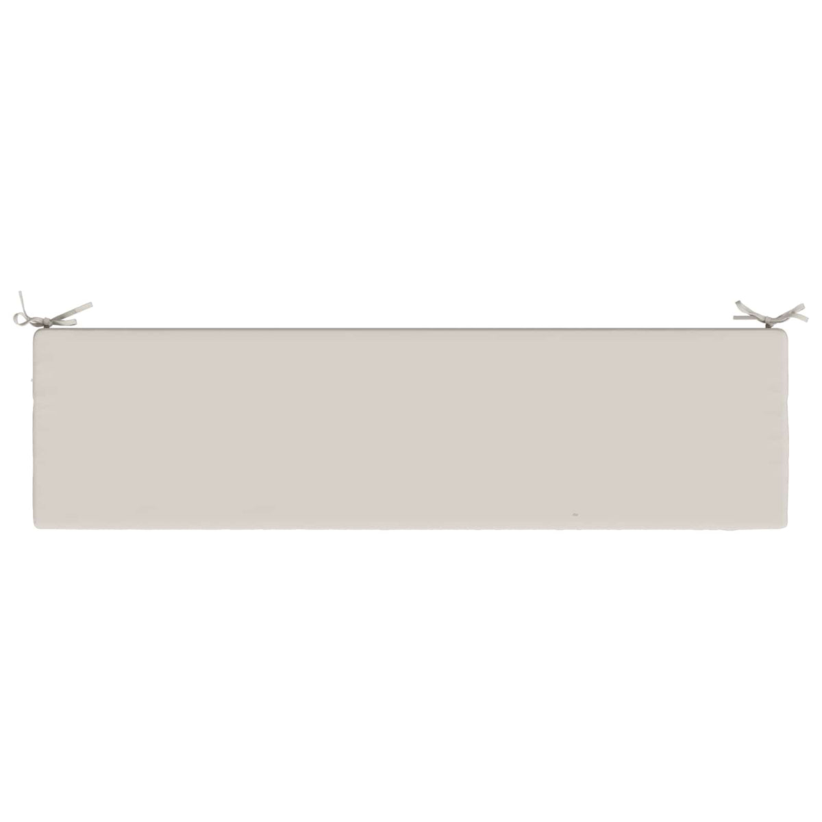 Bench Cushion SOEST 100% Polyester White 150 x 40 x 5 cm