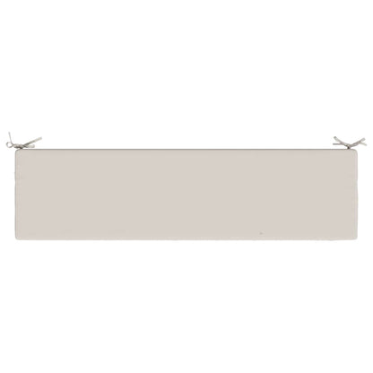 2-Piece Bench Cushions SOEST 2 pcs 100% Polyester White
