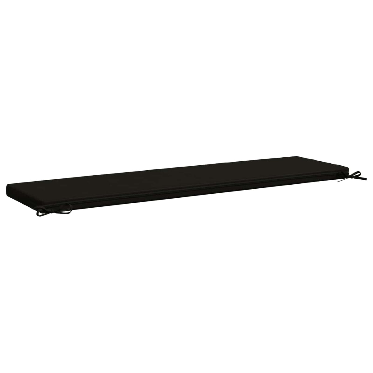Bench Cushion SOEST 100% Polyester Black 150 x 40 x 5 cm