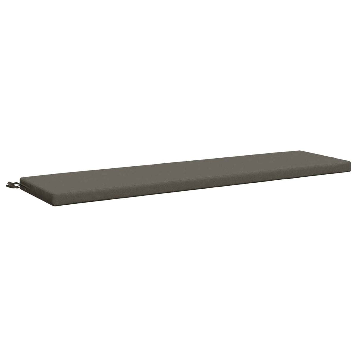 2-Piece Bench Cushions SOEST 2 pcs 100% Polyester Grey