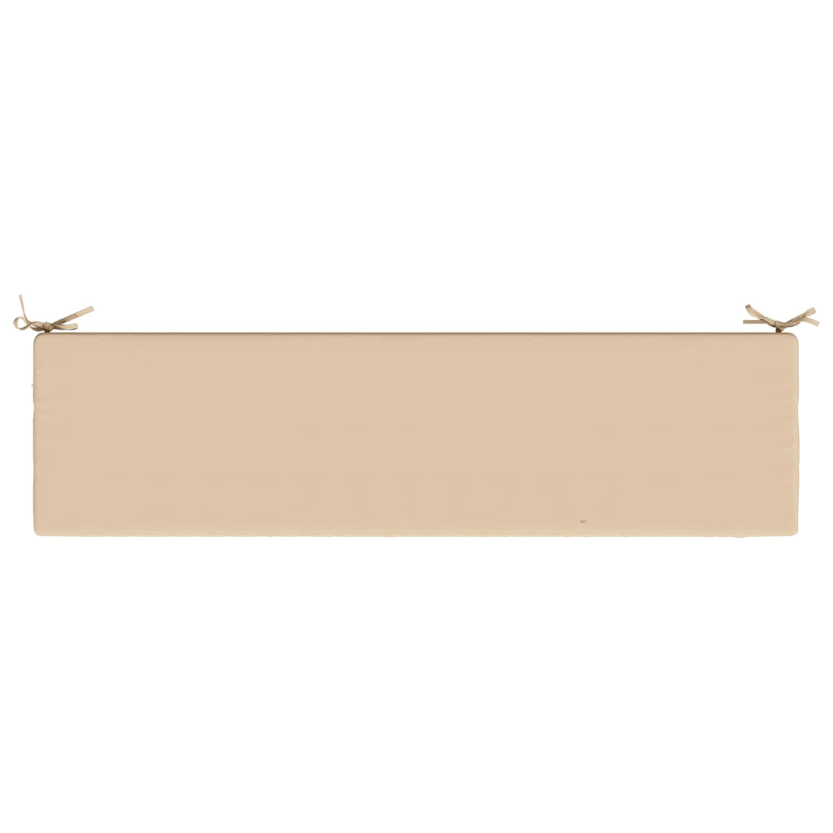 2-Piece Bench Cushions SOEST 2 pcs 100% Polyester Cream