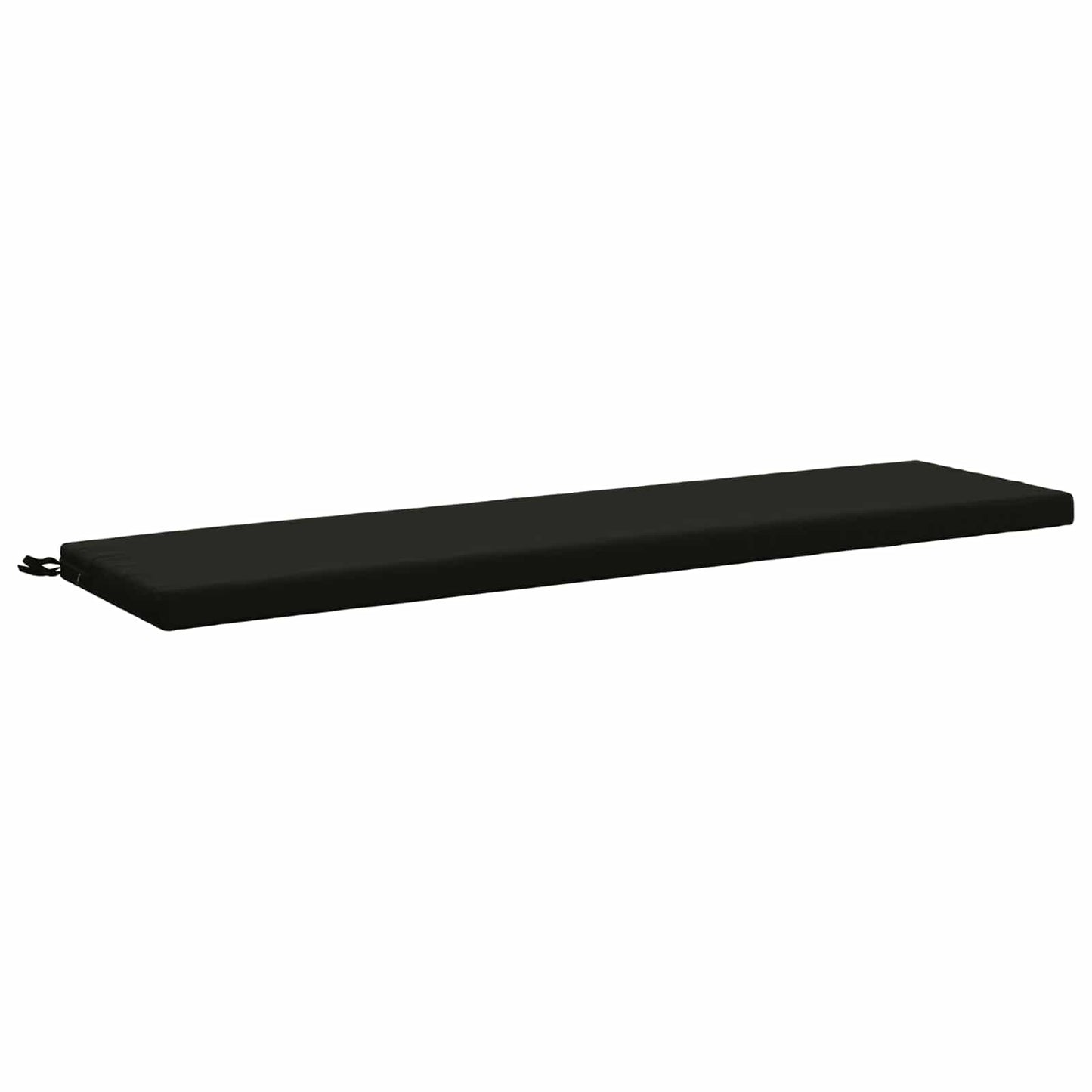 Bench Cushion SOEST 100% Polyester Black 150 x 40 x 5 cm