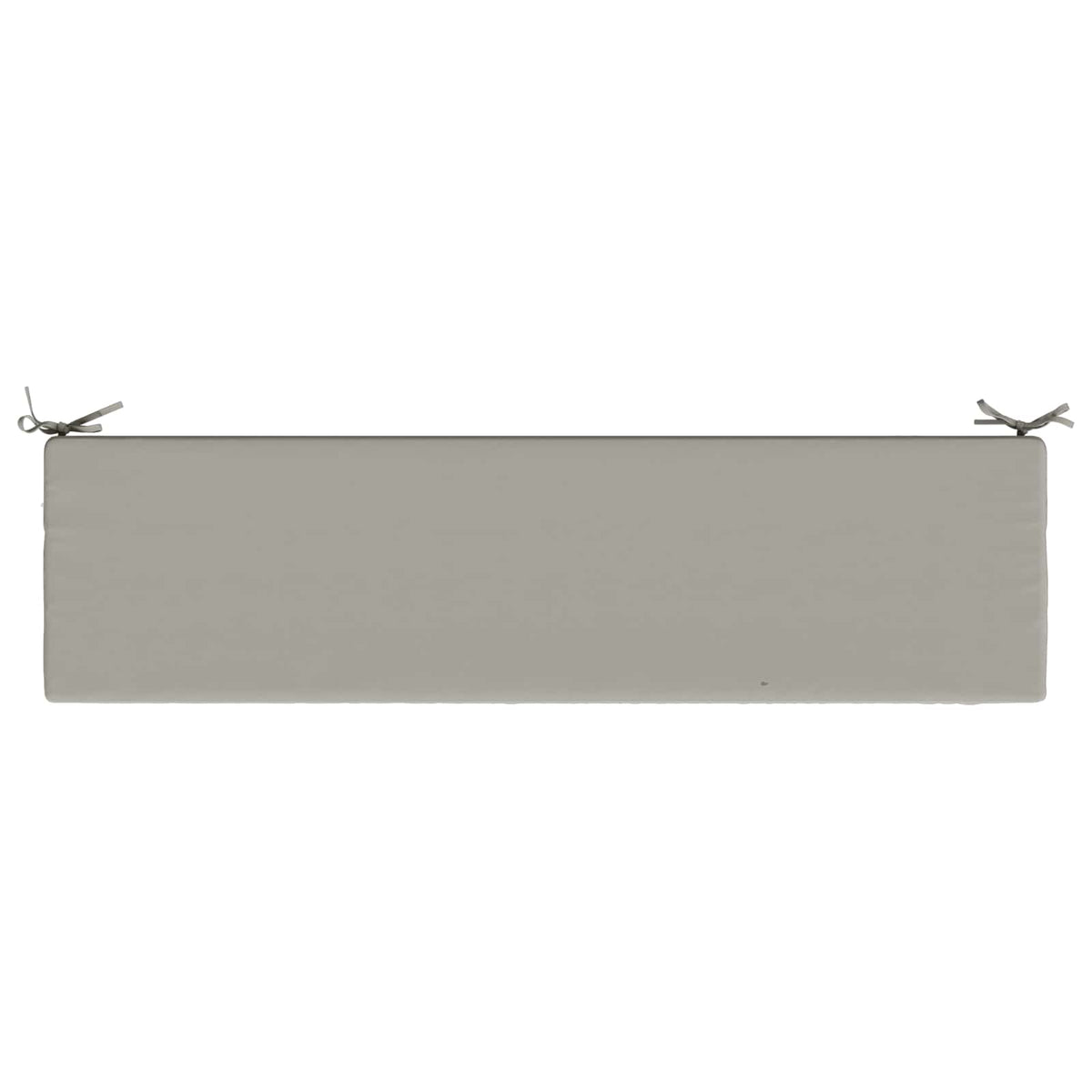 2-Piece Bench Cushions SOEST 2 pcs 100% Polyester Grey