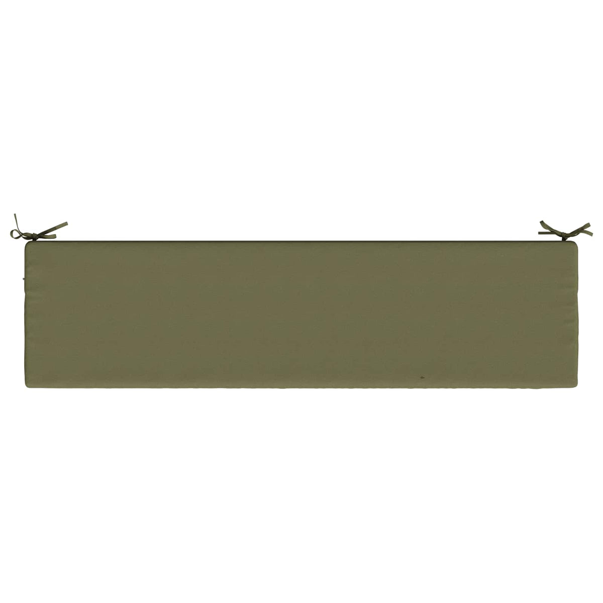 Bench Cushion SOEST 100% Polyester Olive Green 160 x 40 x 5 cm