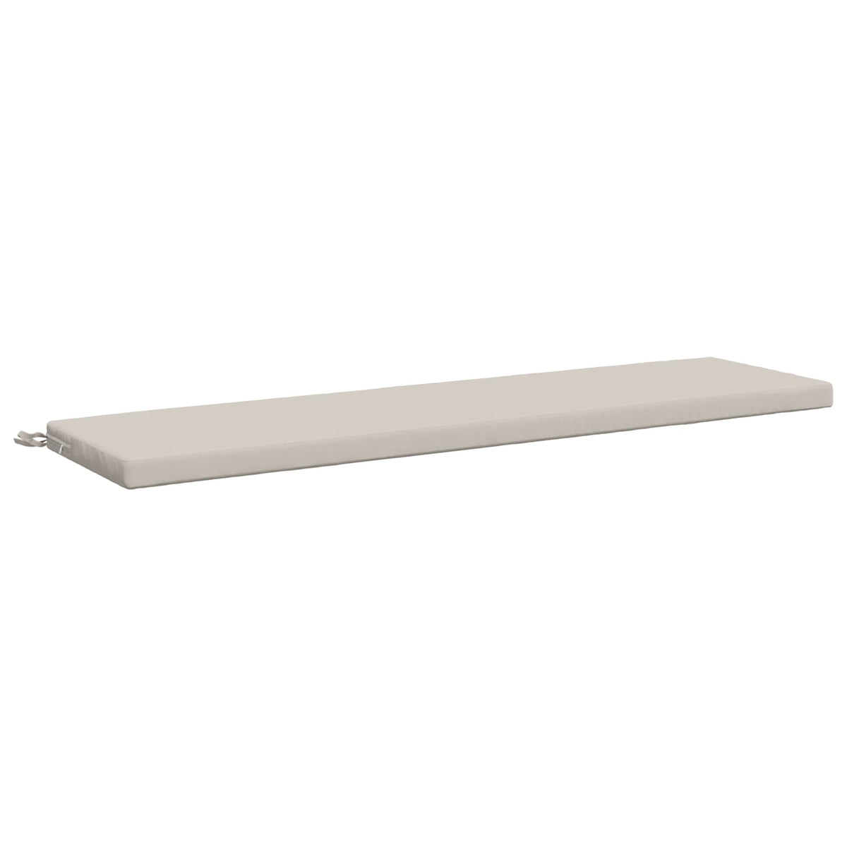 Bench Cushion SOEST 100% Polyester White 160 x 40 x 5 cm