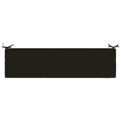 2-Piece Bench Cushions SOEST 2 pcs 100% Polyester Black