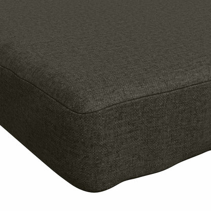 2-Piece Bench Cushions SOEST 2 pcs 100% Polyester Anthracite