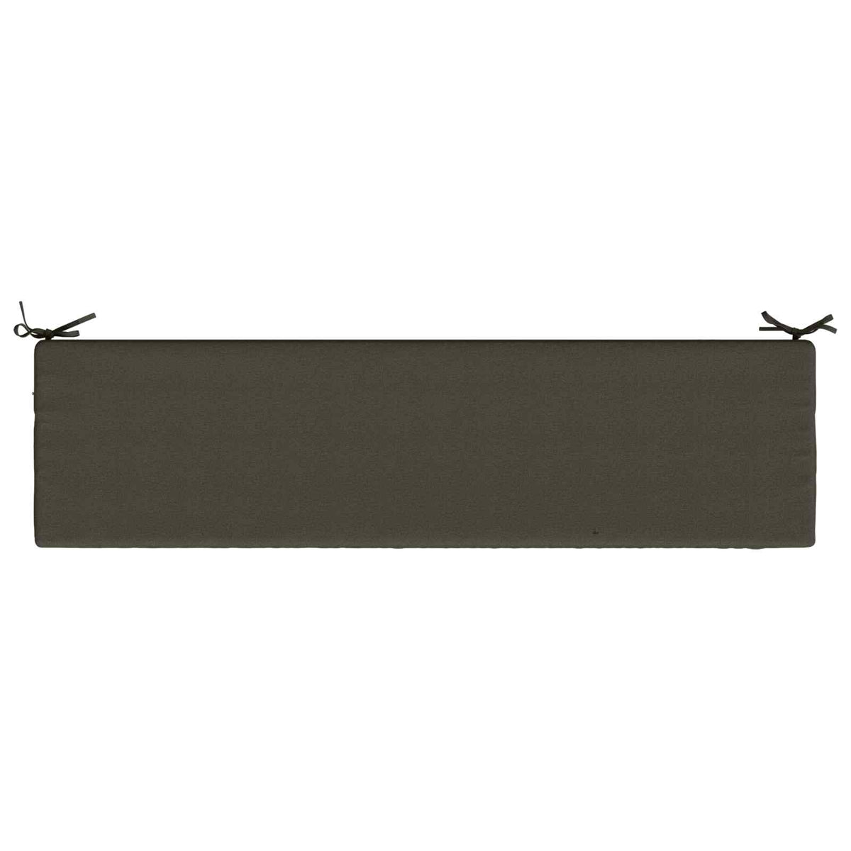 2-Piece Bench Cushions SOEST 2 pcs 100% Polyester Anthracite