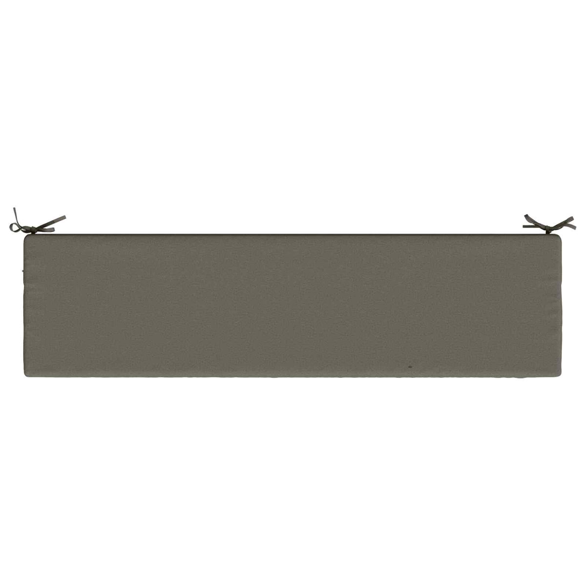 2-Piece Bench Cushions SOEST 2 pcs 100% Polyester Grey