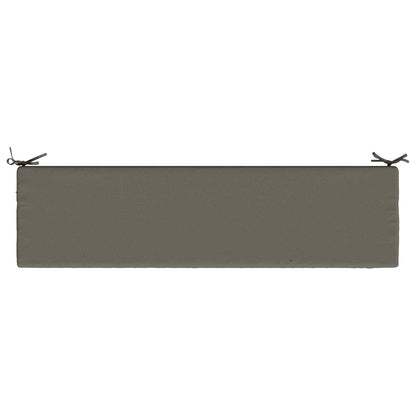 2-Piece Bench Cushions SOEST 2 pcs 100% Polyester Grey