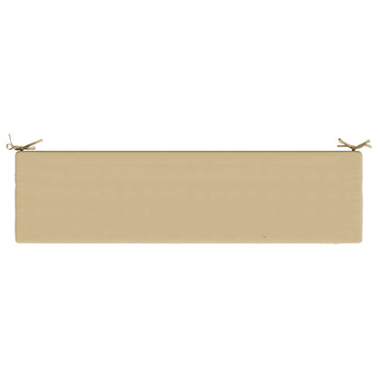 Bench Cushion SOEST 100% Polyester Beige 160 x 40 x 5 cm