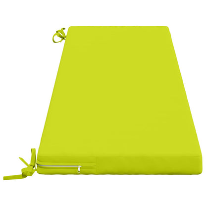 2-Piece Bench Cushions SOEST 2 pcs 100% Polyester Bright Green