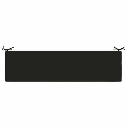 2-Piece Bench Cushions SOEST 2 pcs 100% Polyester Black