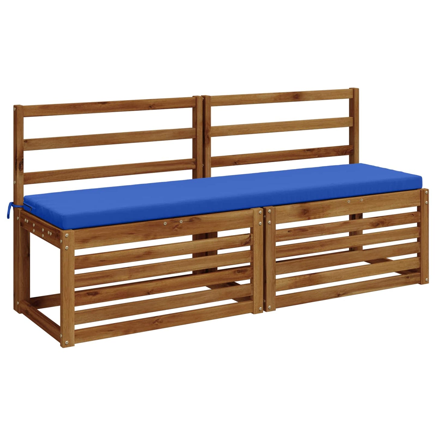 Bench Cushion SOEST 100% Polyester Royal Blue 160 x 40 x 5 cm