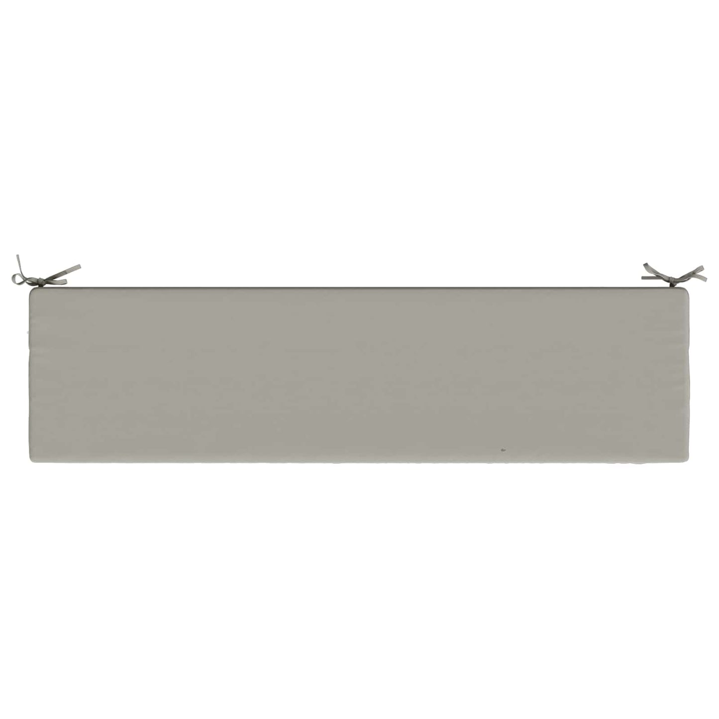 2-Piece Bench Cushions SOEST 2 pcs 100% Polyester Grey