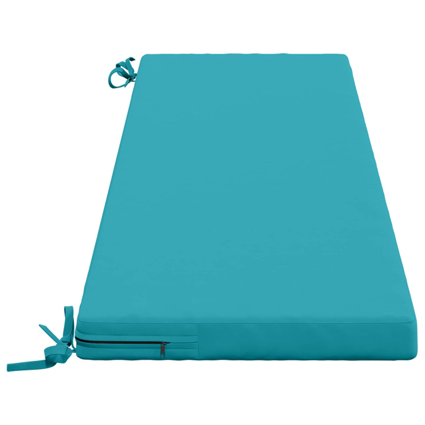 2-Piece Bench Cushions SOEST 2 pcs 100% Polyester Turquoise