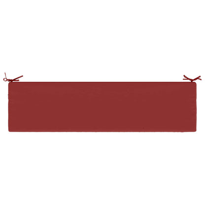 Bench Cushion SOEST 100% Polyester Wine Red 160 x 40 x 5 cm