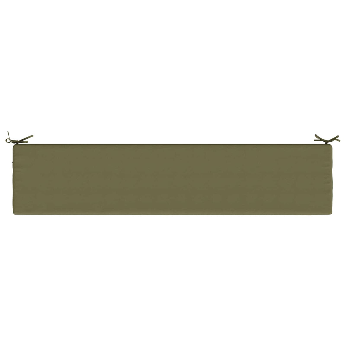 Bench Cushion SOEST 100% Polyester Olive Green 170 x 40 x 5 cm