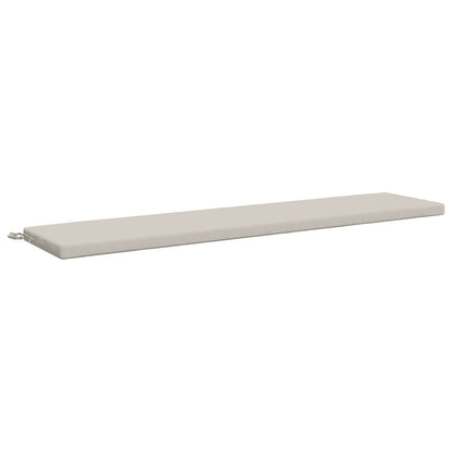 2-Piece Bench Cushions SOEST 2 pcs 100% Polyester White