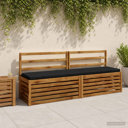 Bench Cushion SOEST 100% Polyester Dark Blue 180 x 40 x 5 cm
