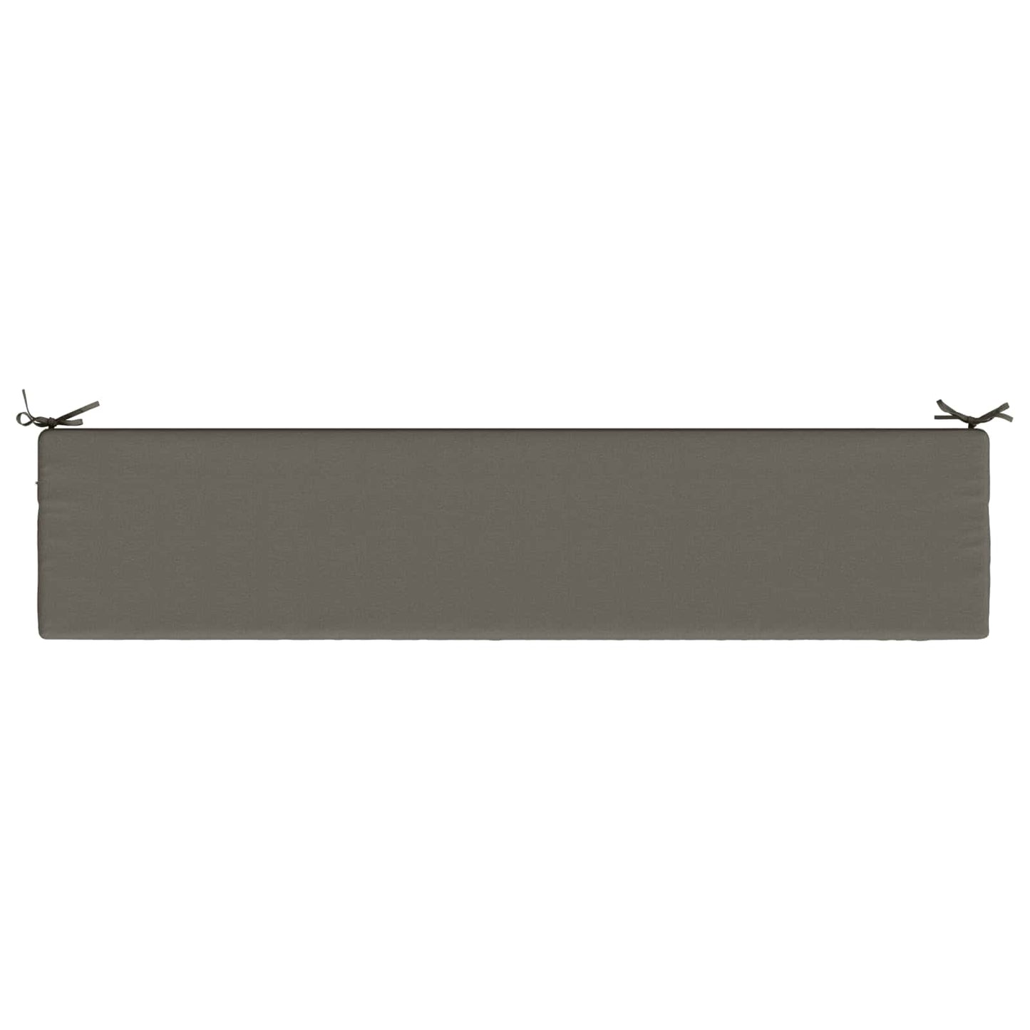 Bench Cushion SOEST 100% Polyester Grey 170 x 40 x 5 cm