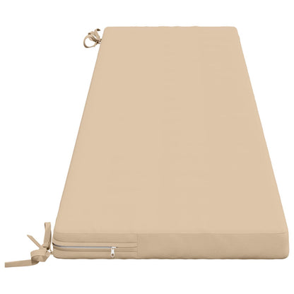 2-Piece Bench Cushions SOEST 2 pcs 100% Polyester Cream