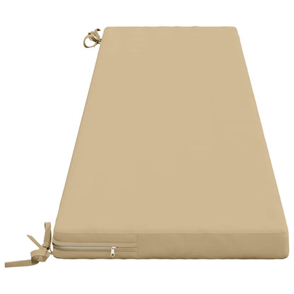 Bench Cushion SOEST 100% Polyester Beige 170 x 40 x 5 cm