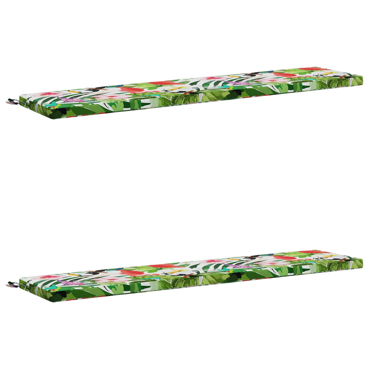 2-Piece Bench Cushions SOEST 2 pcs 100% Polyester Multicolour