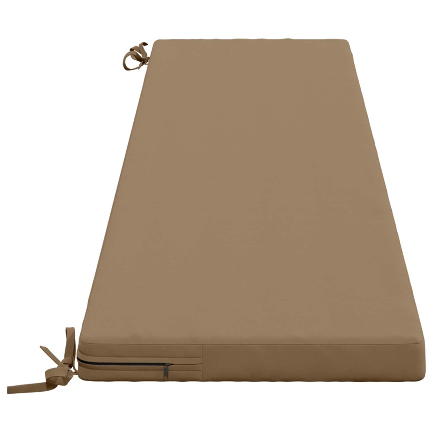 Bench Cushion SOEST 100% Polyester Taupe 170 x 40 x 5 cm