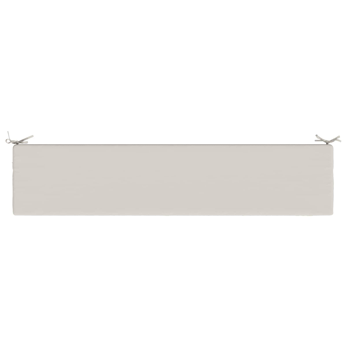 Bench Cushion SOEST 100% Polyester White 180 x 40 x 5 cm