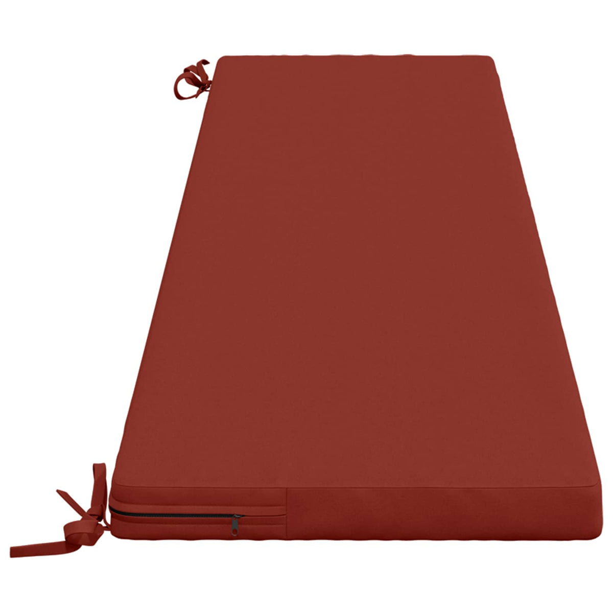2-Piece Bench Cushions SOEST 2 pcs 100% Polyester Red