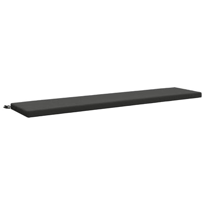 2-Piece Bench Cushions SOEST 2 pcs 100% Polyester Anthracite