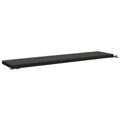 2-Piece Bench Cushions SOEST 2 pcs 100% Polyester Anthracite