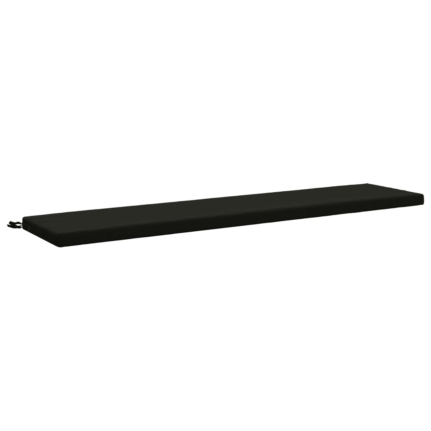 2-Piece Bench Cushions SOEST 2 pcs 100% Polyester Black
