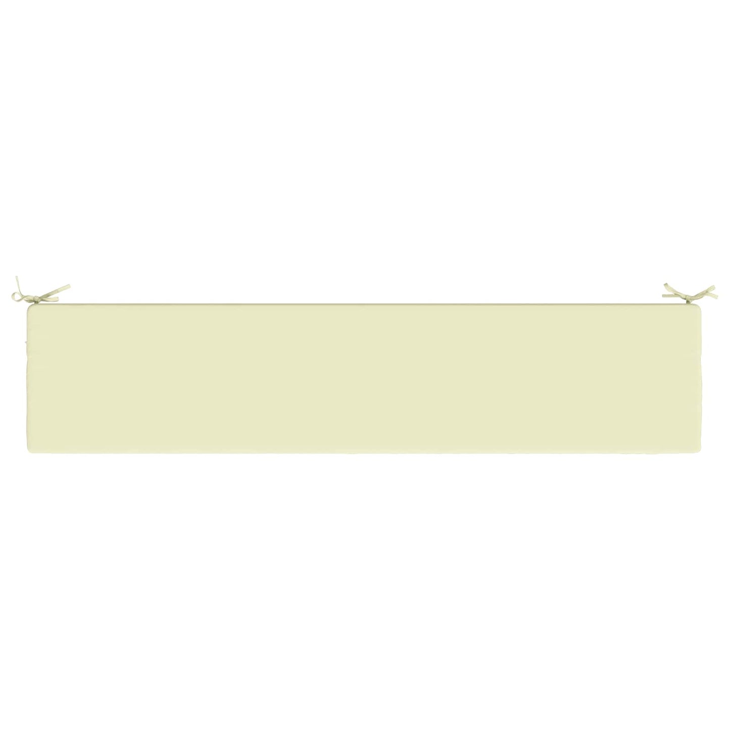 2-Piece Bench Cushions SOEST 2 pcs 100% Polyester Cream