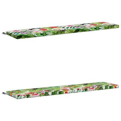 2-Piece Bench Cushions SOEST 2 pcs 100% Polyester Multicolour