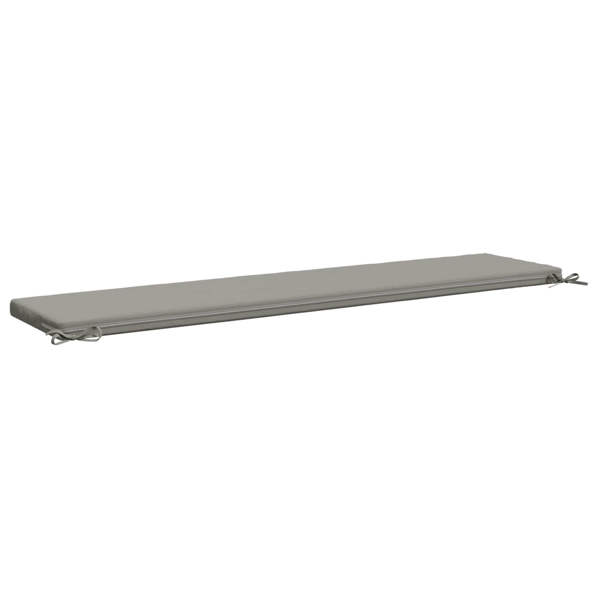 Bench Cushion SOEST 100% Polyester Grey 180 x 40 x 5 cm