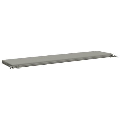 Bench Cushion SOEST 100% Polyester Grey 180 x 40 x 5 cm